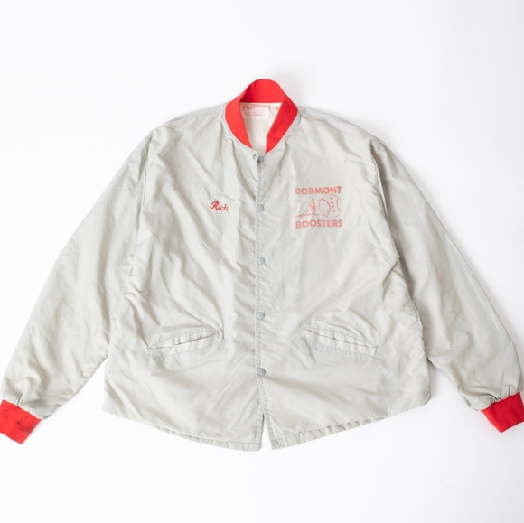 Vintage Dormont Boosters Local Pittsburgh Area Baseball Team Varsity Jacket L - Picture 2 of 3